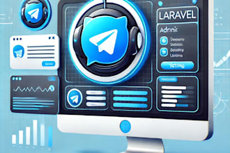 do every functional telegram bot with admin panel