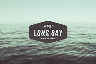 create a custom classic retro vintage brewery logo design