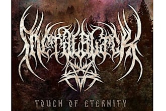 design a brutal gore metal logo