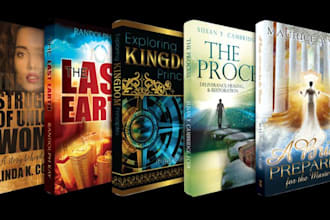 design createspace ingram spark, kindle ebook and lulu cover
