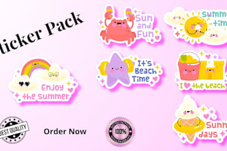 design stickers, badge, stamp, patch