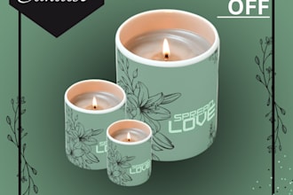 custom packaging and label design in canva