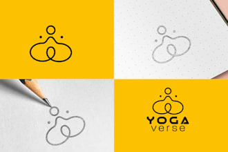 do keen and modern minimalist line art logo design for your business