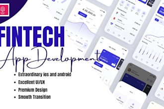 develop fintech app payment app p2p app crypto app uiux loan wallet app IOS app