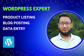 do woocommerce product upload and wordpress data entry
