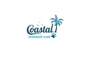 do genuine super beach and fresh logo for a new vet clinic