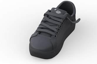 design 3d shoe, footwear, sneaker, 3d loafers