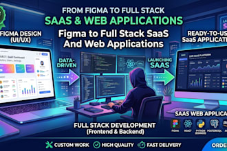figma to full stack saas and web applications