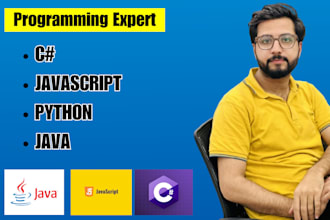 do coding assignments and coding projects in java, python, cpp, and csharp