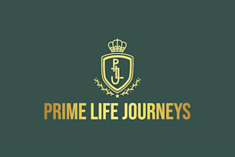 provide a elegant minimalist luxury travel agency logo design