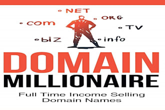 be your domain broker, domain manager, domain agent help with domain flipping