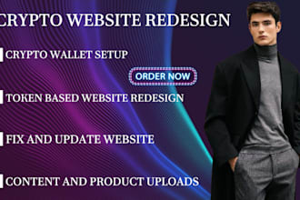 redesign or fix your crypto website with a memecoin and pepe token theme