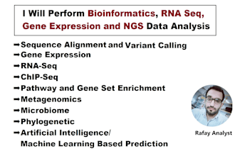 perform bioinformatics, rna seq, gene expression and ngs data analysis