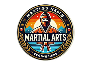 design professional martial arts logo