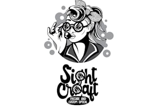 design fun character funky optometry office optical logo