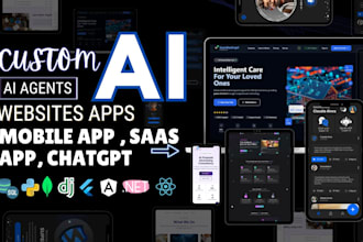 develop ai saas app, ai website, ai chatbot, ai software