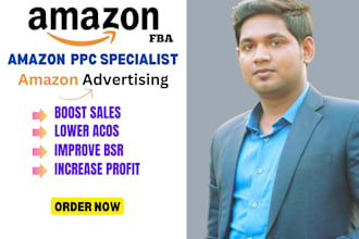 setup your amazon fba PPC ads management and optimization
