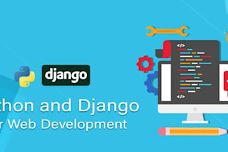 build a stock market web app with python, django web development