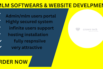 make all kind of mlm softwear and website