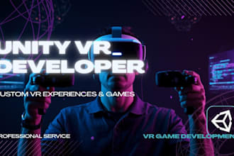 develop unity VR games for oculus and htc vive