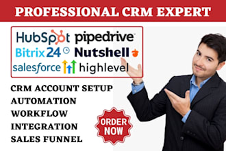 setup twilio flex bitrix24 pipedrive salesforce hubspot gohighlevel automation