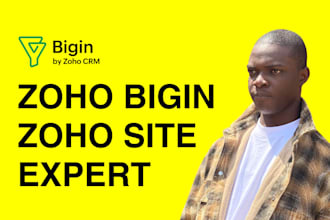 setup zoho bigin API zoho site integrations zoho site website zoho expert