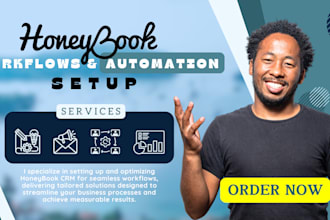 expert workflow design for honeybook crm automation tools