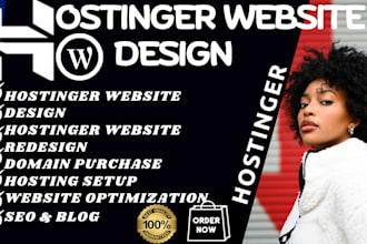 hostinger website design hostinger website redesign wordpress website design