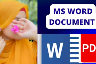 provide expert ms word formatting  editing and typing service