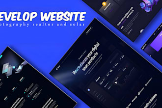develop photography, realtor, and solar website
