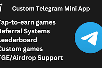 create a telegram mini app for your crypto project