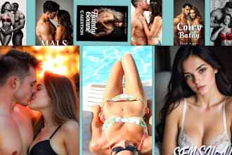 illustrate sci fi, fantasy, romance, horror, erotica ai images
