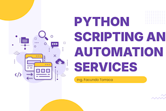 build custom python bots and automation tools for any task