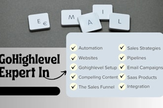 provide gohighlevel automation, campaigns and website setup
