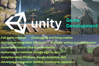 be your unity game development expert android ios