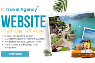 travel website travel affiliate website booking website tour agency website