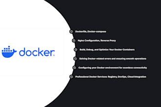 containerize your application with dockerfile and docker compose services