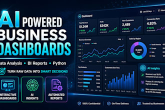 build ai powered dashboards and business intelligence reports