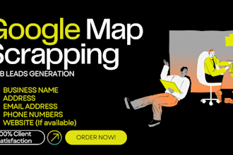 do b2b leads, google map scraping, lead generation