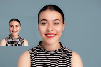 do skin, portrait retouching and photo editing in photoshop