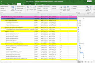 create gantt charts, project schedules, and network diagrams in ms project