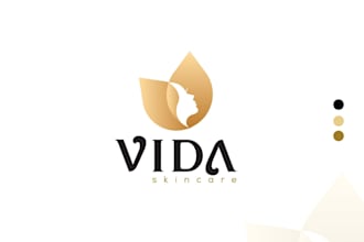design a luxury logo for eyelash, beauty, spa, nail, and cosmetic