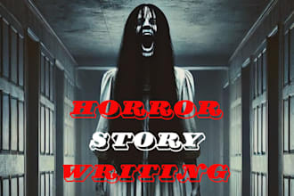 ghostwrite horror story, scary story, true crime script mystery, thriller story