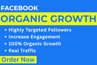 do organic facebook page growth and marketing