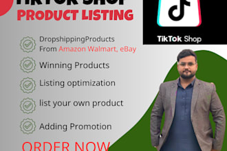 do product listing to your tiktok shop add product,for dropshipping