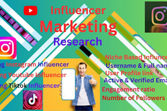 find out instagram, youtube, tiktok influencer marketing for your niche brand