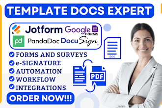 fillable pdf forms jotform google forms zoho survey docusign boldsign signwell