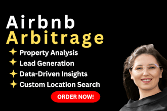 find profitable properties for airbnb arbitrage in the USA, australia