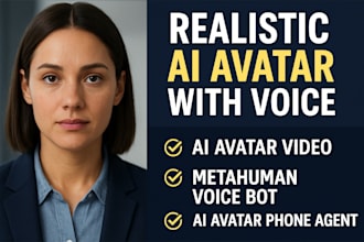 build human touch avatar, voiceover ai agent metahuman phone call bot, ai ethics