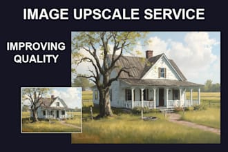your image upscale in 2x or 4x ratio without loosing quality